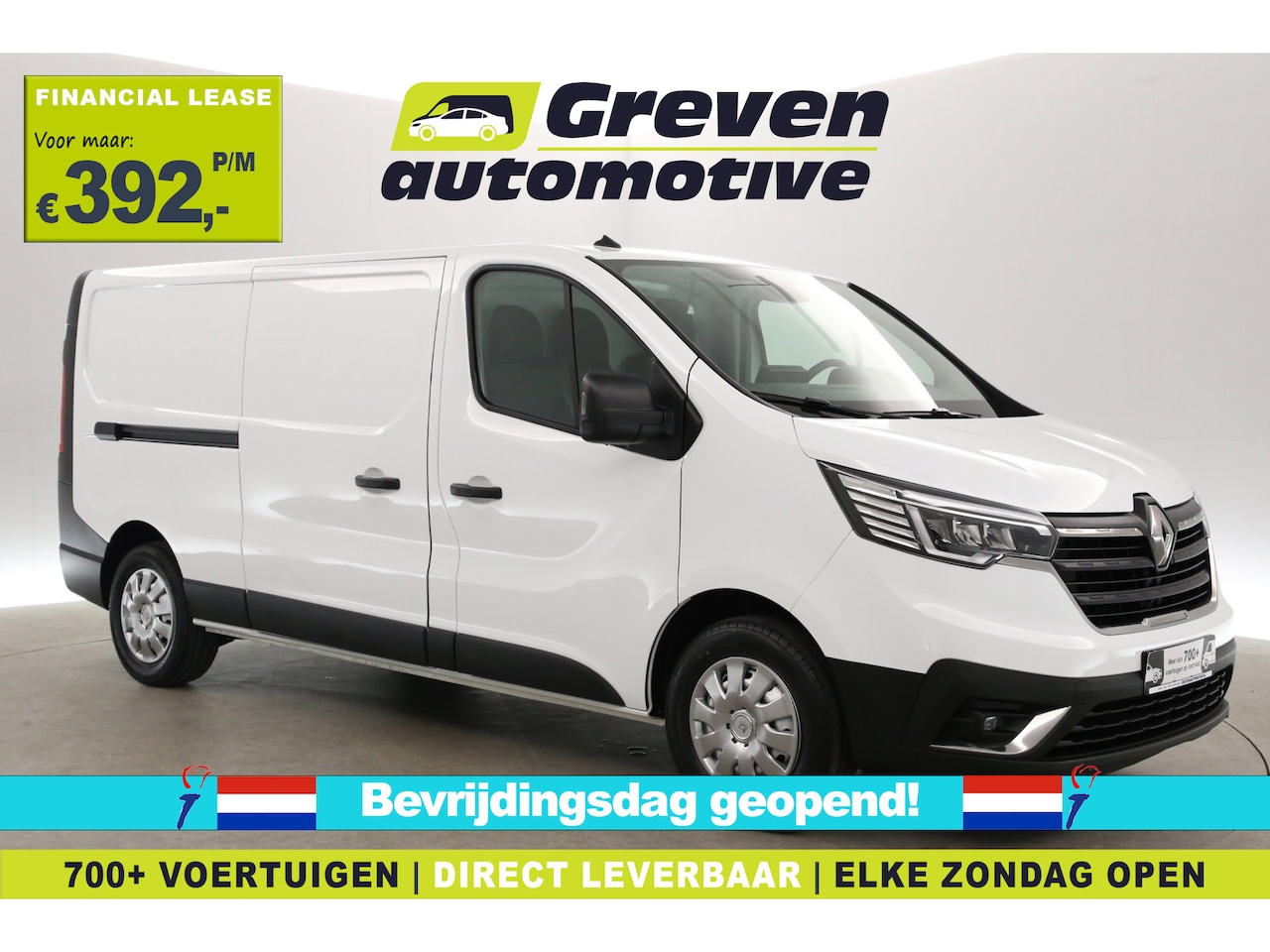Renault Trafic - 2.0 dCi L2H1 | Airco | Cruise | 3 Zits | Carplay | LED | Navi | Parkeersens. - AutoWereld.nl