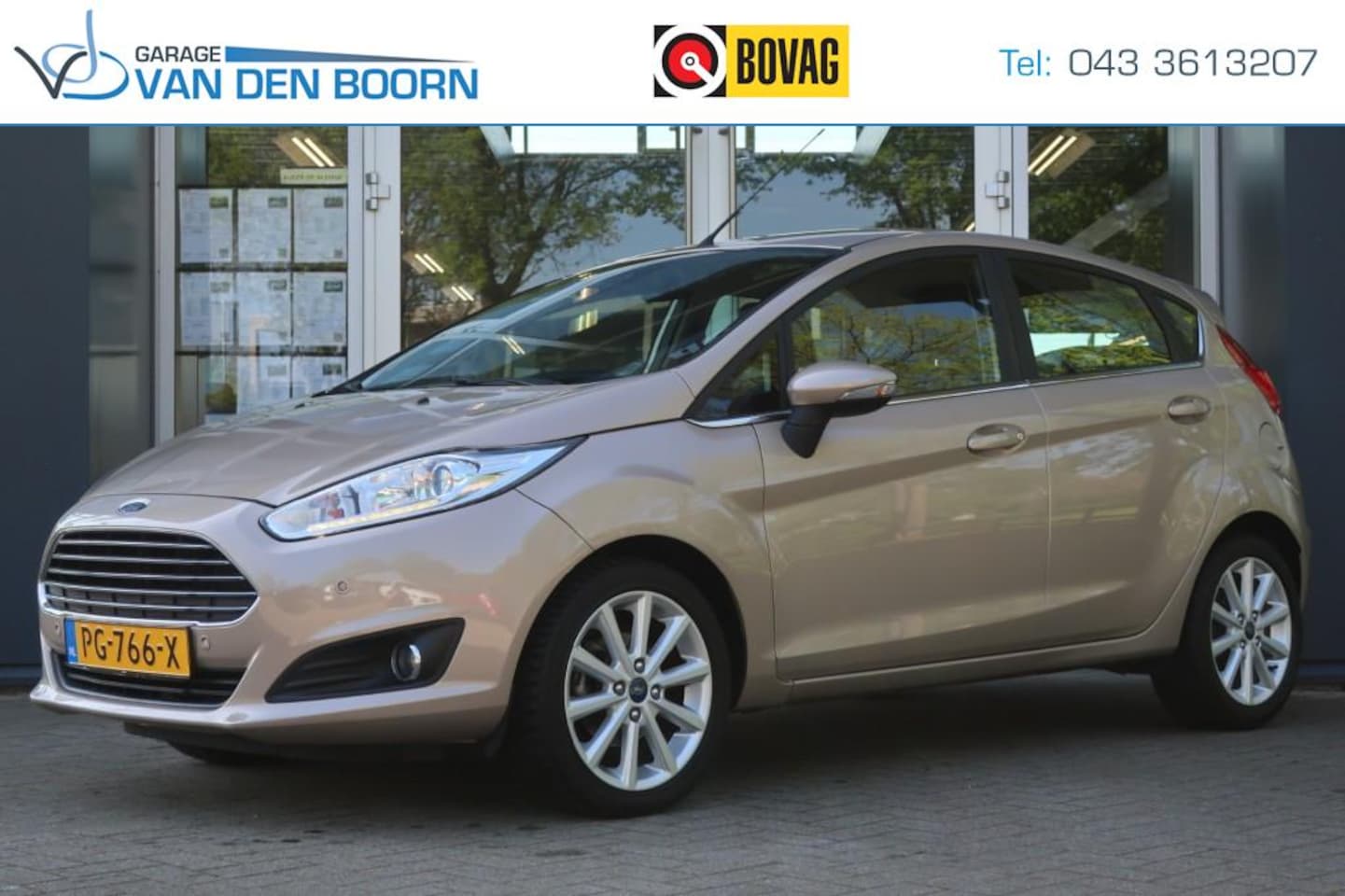 Ford Fiesta - 1.0 EcoBoost Titanium 1.0 ECOBOOST TITANIUM, PDC Rondom, Clima, Cruise Control, etc. - AutoWereld.nl