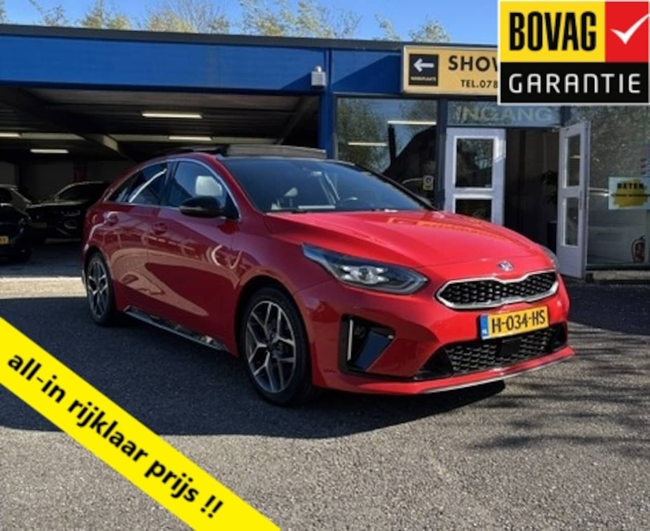Kia Pro cee'd - 1.0 T-GDi GT-LINE Nav 1/2 Leder Panoramadak Ecc Lmv Camera Pdc Winterpack Led Rijklaarprij - AutoWereld.nl
