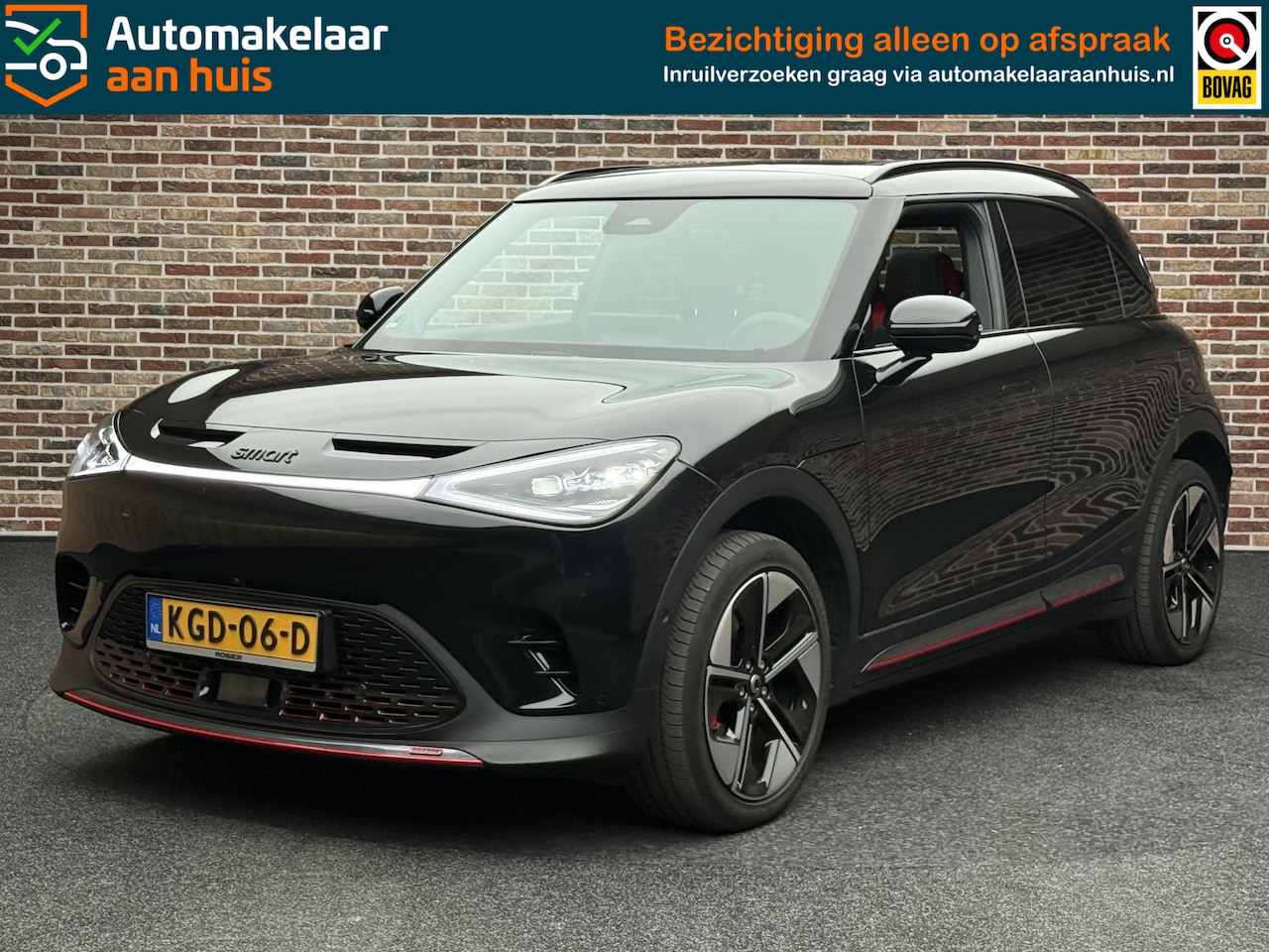 Smart #1 - BRABUS 66 kWh Panoramadak Blindspot Sfeer HeadUp - AutoWereld.nl