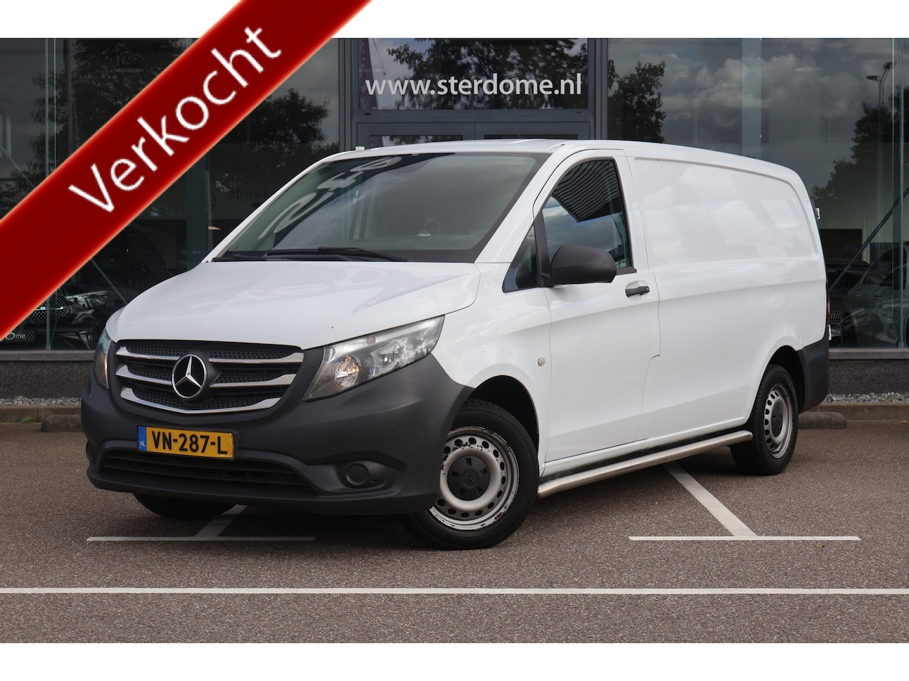 Mercedes-Benz Vito - 114 CDI Lang l Betimmerd I Airco l Deuren achter l Sidebars I Marge Auto l - AutoWereld.nl