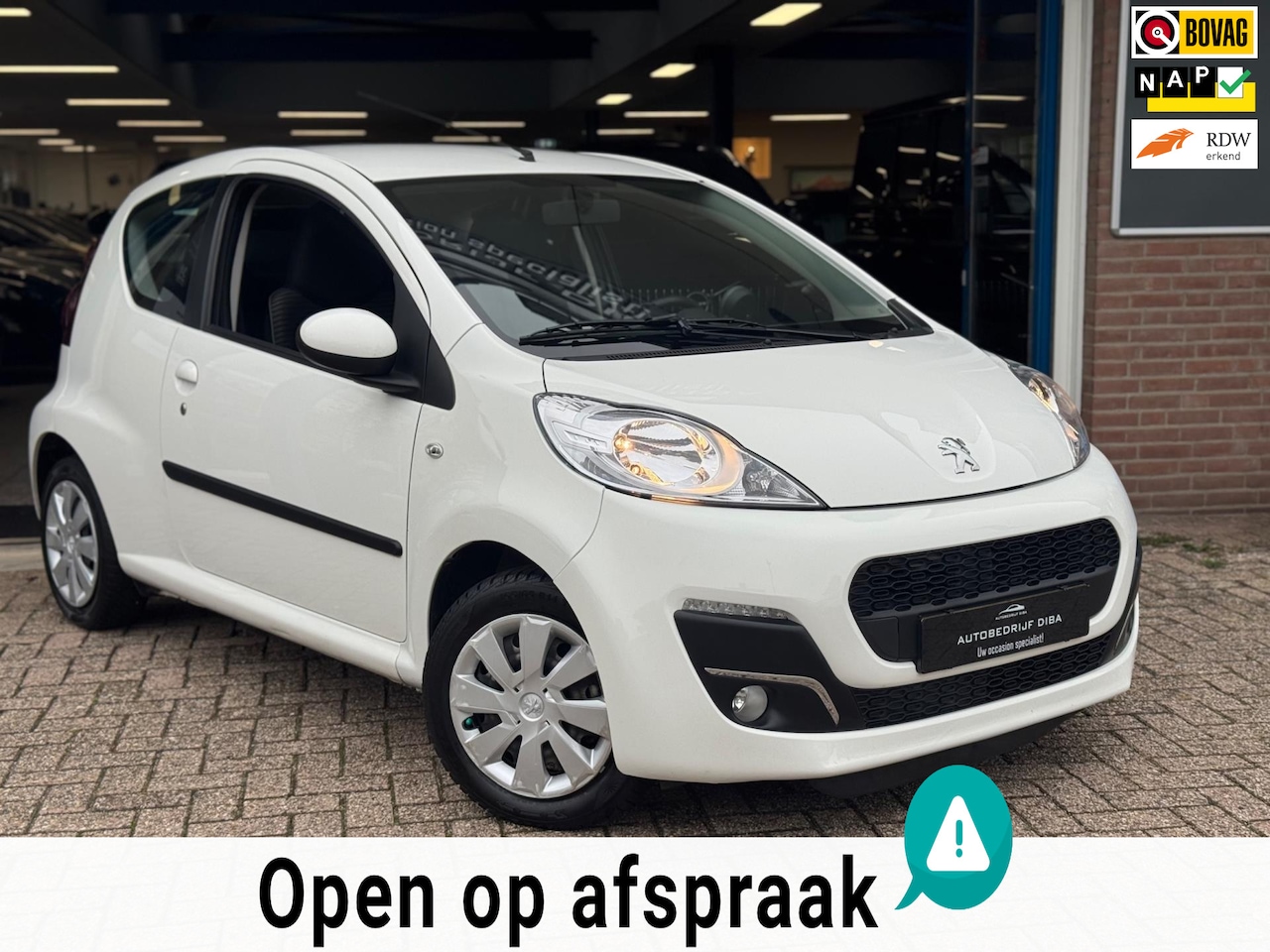 Peugeot 107 - 1.0 Active 2014 WIT 3drs AUT AIRCO APK NAP! - AutoWereld.nl
