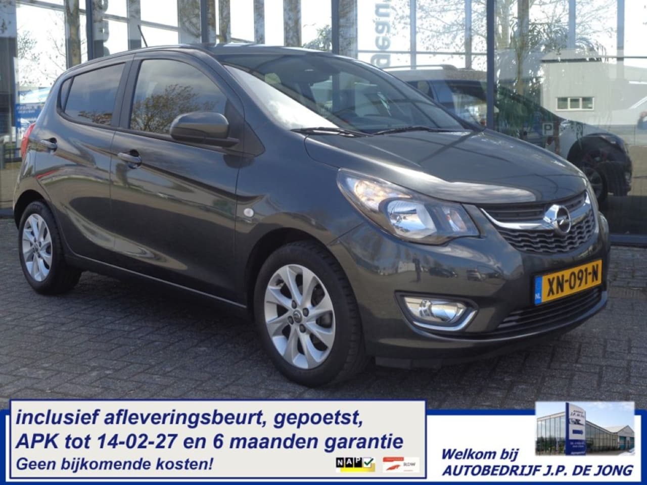 Opel Karl - 1.0 ecoFLEX Innovation AUTOMAAT Stoelverwarming Climate Cruise LMV Half leer PDC NL - AutoWereld.nl