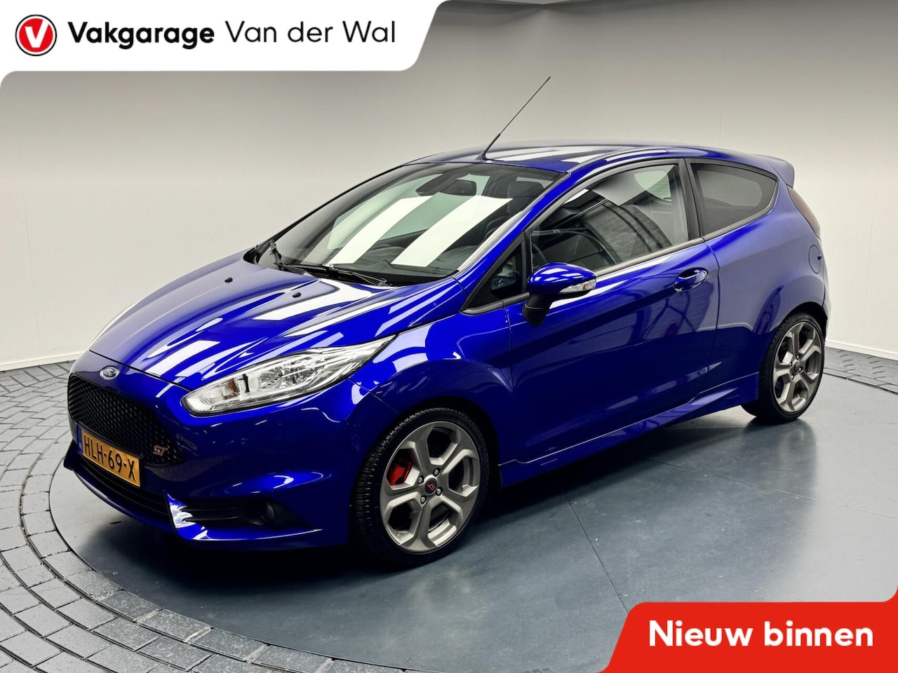 Ford Fiesta - 1.6i ST2 182PK Clima-Stoelverwarming-Leder-Lm17''velgen-Elek.ramen-Elek.spiegels - AutoWereld.nl