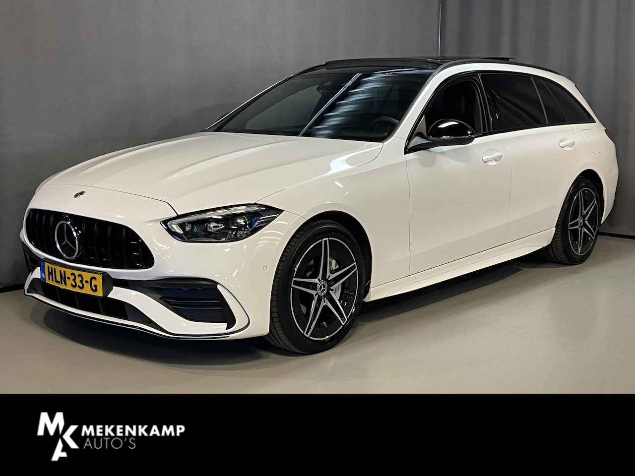 Mercedes-Benz C-klasse Estate - 300 e AMG Line C43 Diffuser/18"/Panoramadak/Laser LED/Trekhaak/Stoelverwarming + memory l - AutoWereld.nl
