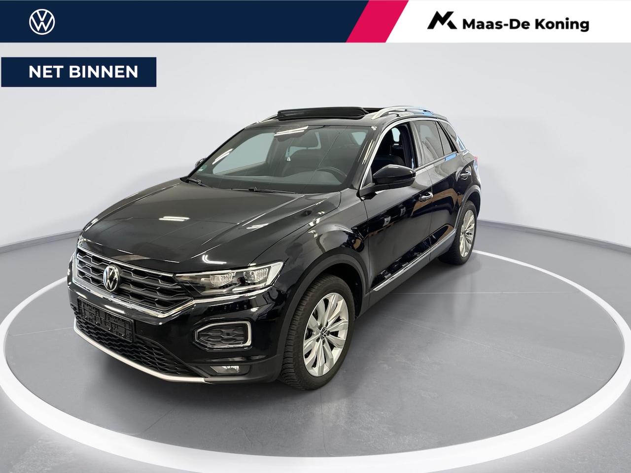 Volkswagen T-Roc - 1.5 TSI 150pk DSG Sport · Panoramadak · Apple/Android Car Play · Stoelverwarming · Alarm · - AutoWereld.nl