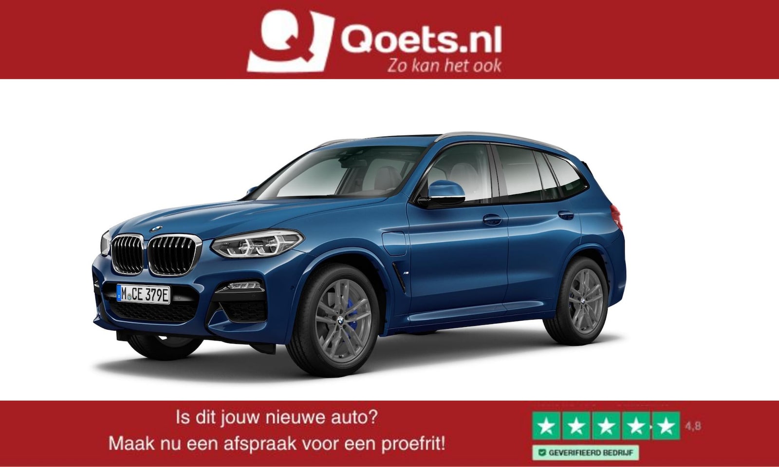 BMW X3 - xDrive30e High Executive M Sport - Trekhaak - Panoramadak - Comfort Access - Elektrisch ve - AutoWereld.nl