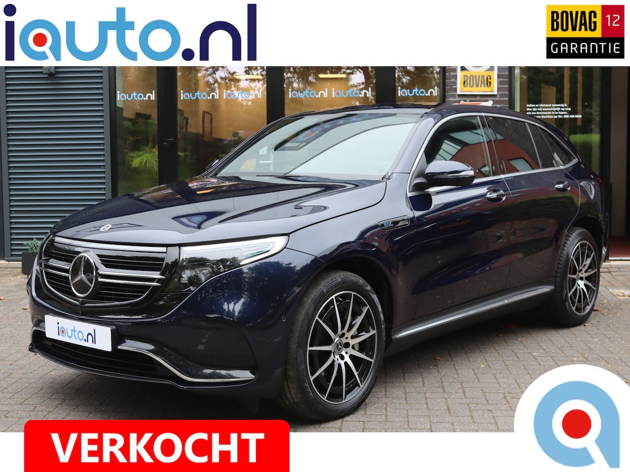 Mercedes-Benz EQC - 400 4MATIC AMG Business Solution 80 kWh LED/MBUX/Leder/Keyless/Camera/AR/20" - AutoWereld.nl