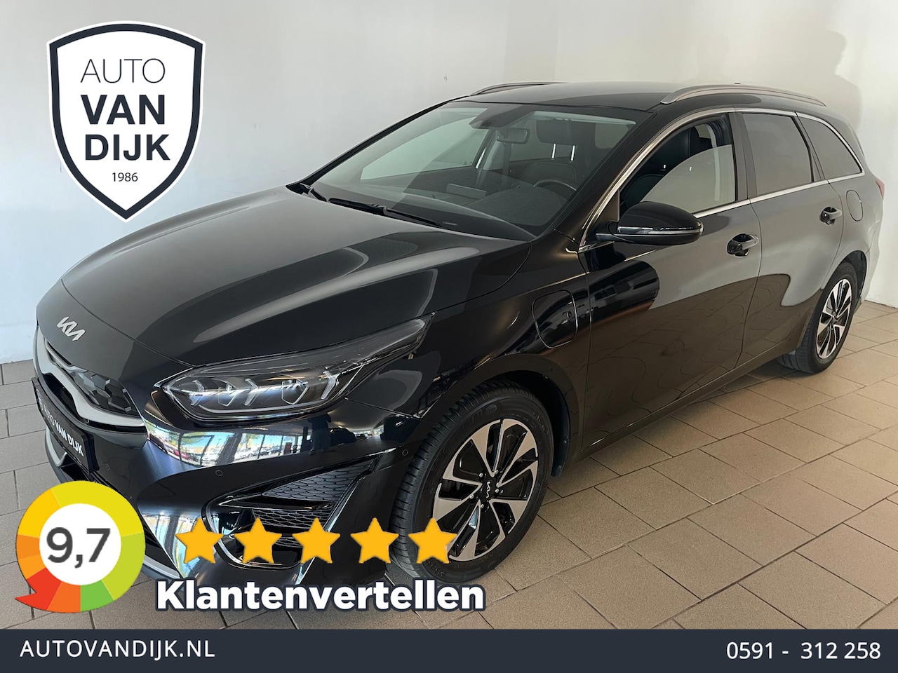 Kia Cee'd Sportswagon - Ceed 1.6 GDI PHEV DynamicPlusLine PLUG IN HYBRID AUTOMAAT AIRCO NAVI CRUISE STUURVERW STOE - AutoWereld.nl
