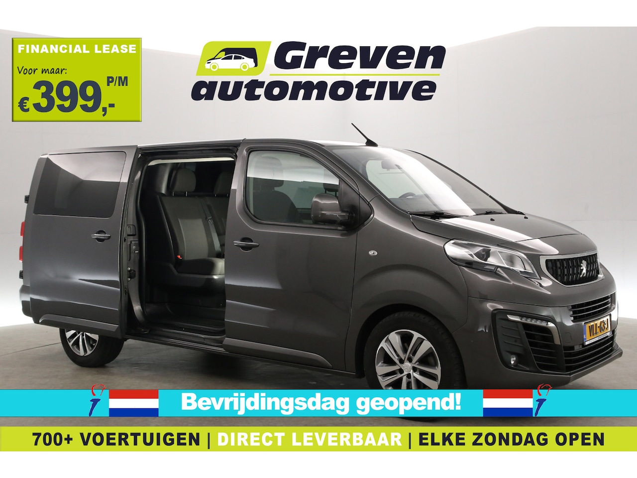 Peugeot Expert - 2.0 BlueHDI 180PK L3H1 | Aut. | Dubbele Cabine | Clima | Camera | HuD | Adap. Cruise | Tre - AutoWereld.nl