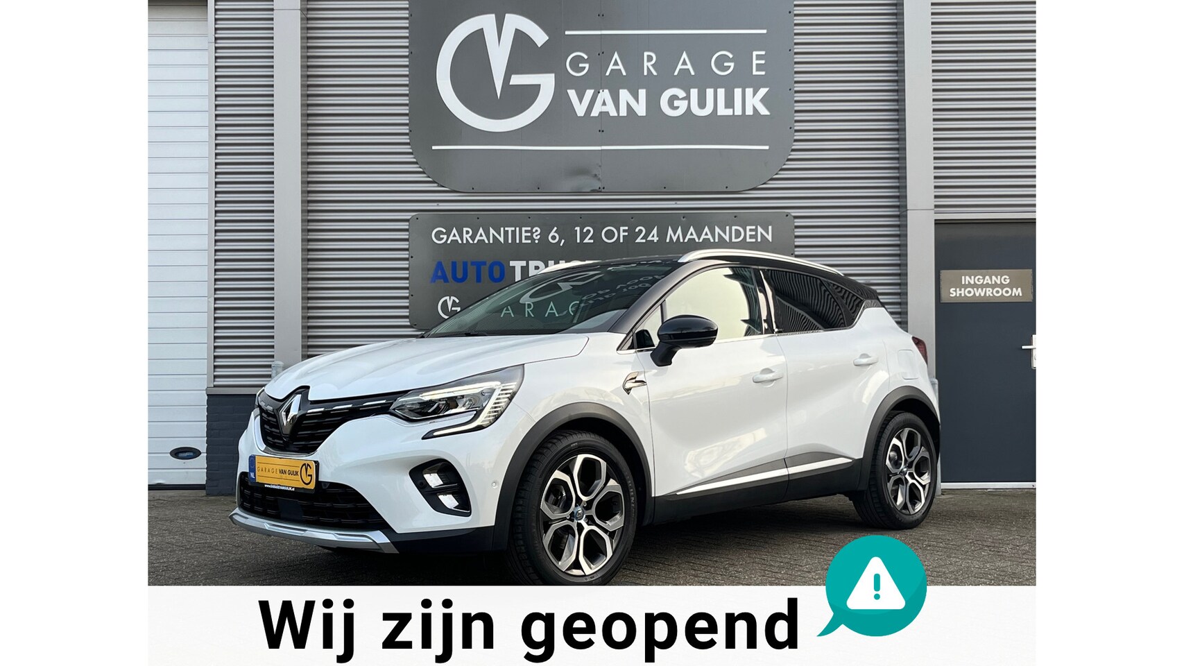 Renault Captur - 1.6 E-Tech Plug-in Hybrid 160 E-TECH 160PK TwoTone,Trekhaak,Navi,Clima,Cruise,Isofix,Carpl - AutoWereld.nl