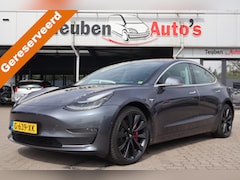 Tesla Model 3 - Performance AWD 75 kWh | 89, 8% SOH | Autopilot 3 | Lichtmetalen wielen | Lederen interieu
