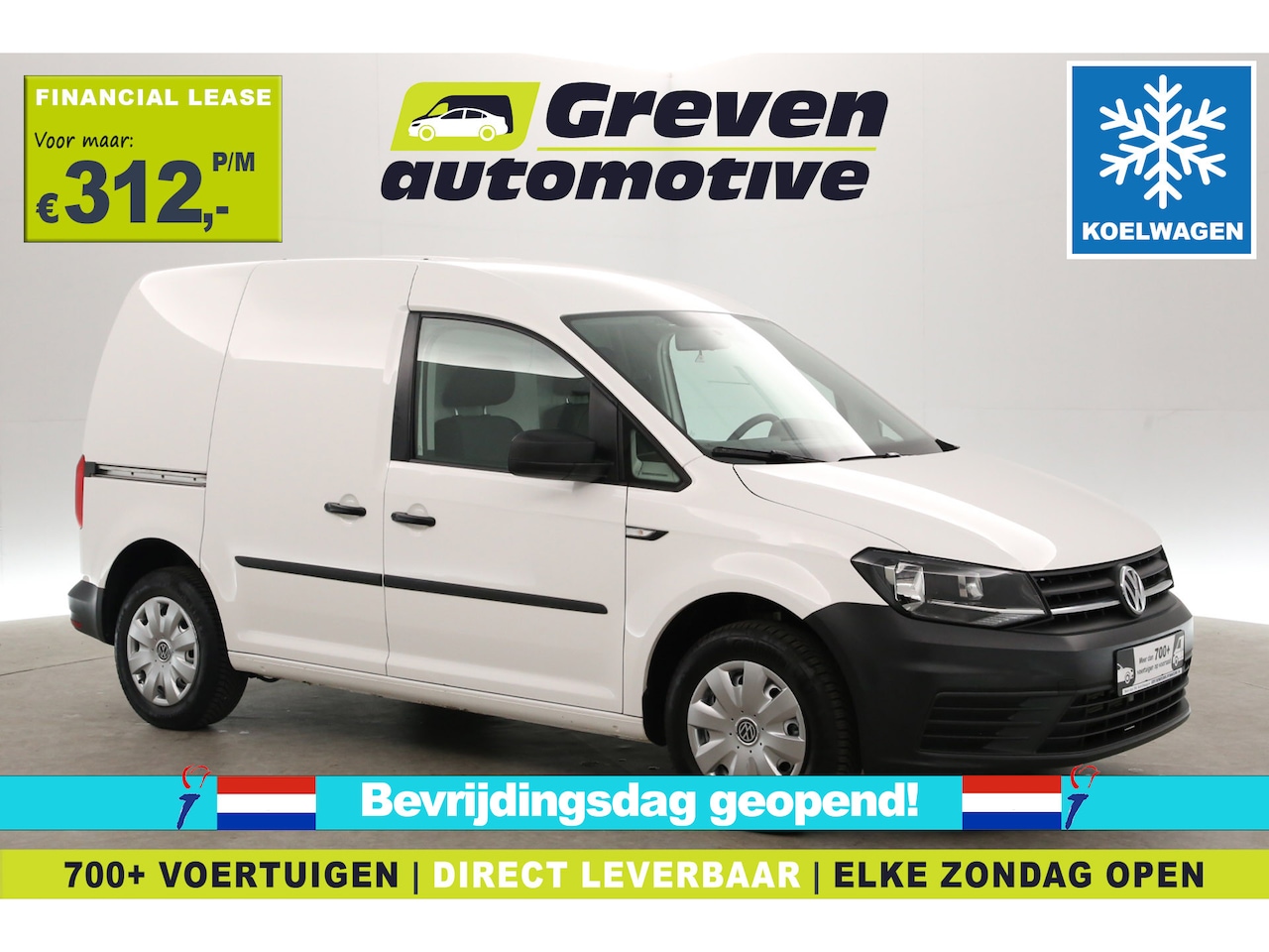 Volkswagen Caddy - 2.0 TDI 102PK | Koelwagen 3° | Airco | Koelauto | Schuifdeur | Elektrpakket - AutoWereld.nl