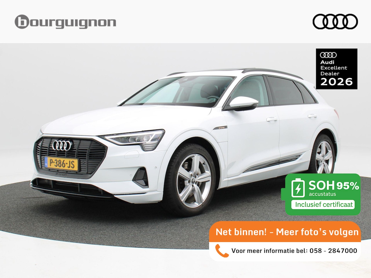Audi e-tron - 50 quattro Advanced edition Plus 71 kWh 313 Pk | Stoelverwarming | Parkeersensoren | Panor - AutoWereld.nl