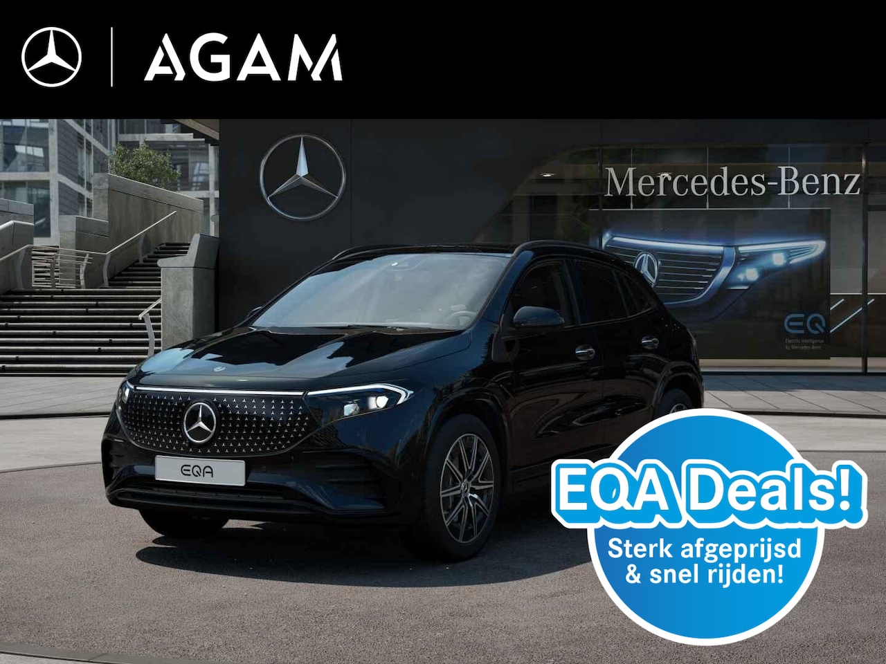 Mercedes-Benz EQA - 250+ Business Solution AMG 71 kWh + trekhaak - AutoWereld.nl