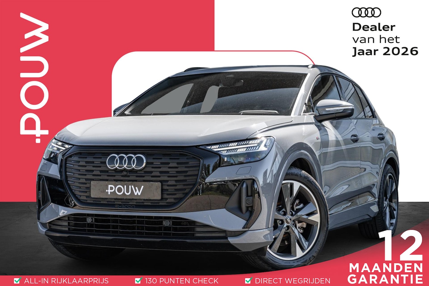 Audi Q4 e-tron - 40 S Edition Competition 77 kWh | Ambianceverlichting | Adaptieve Cruise | Warmtepomp | St - AutoWereld.nl