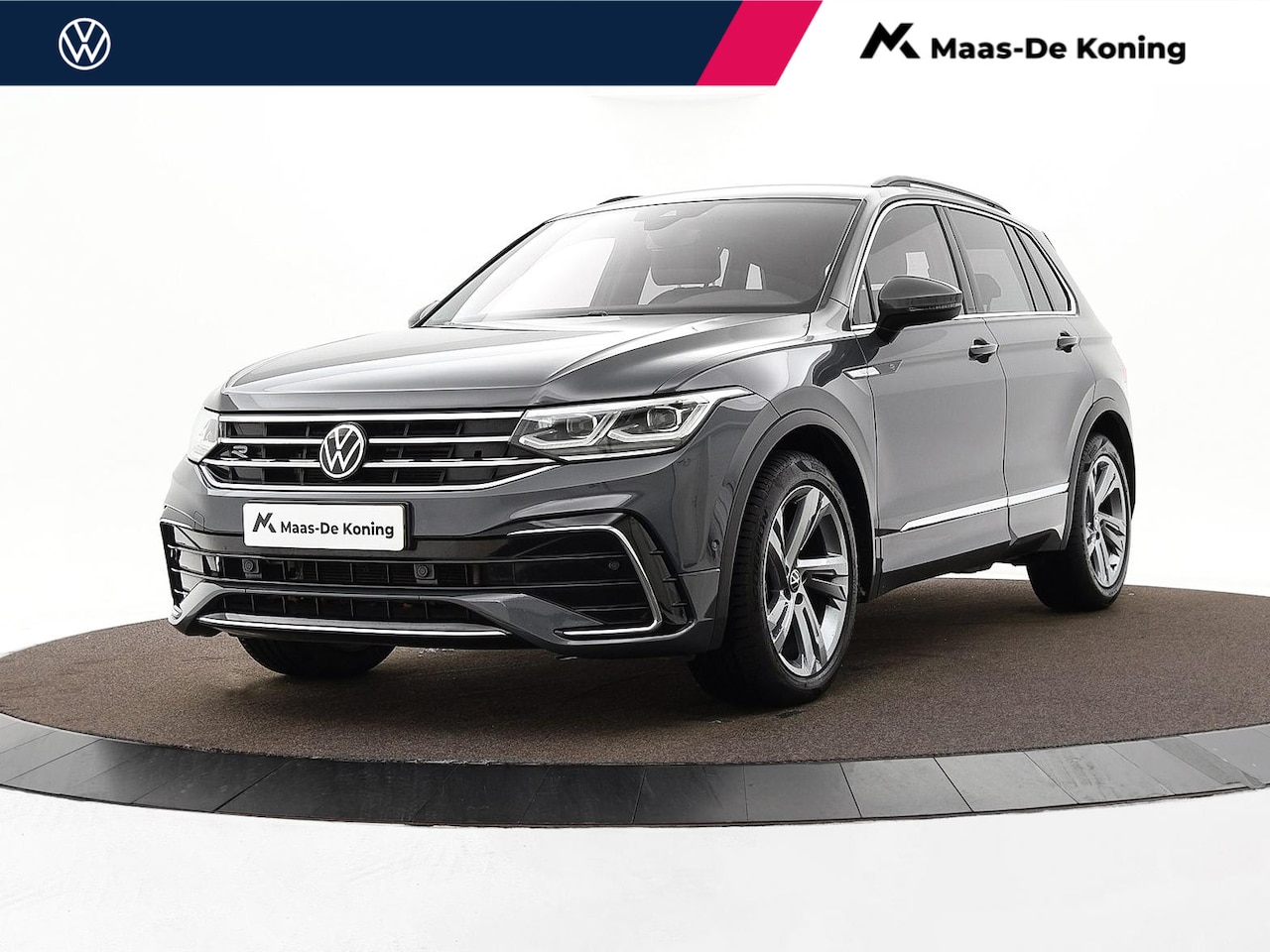 Volkswagen Tiguan - 1.5 TSI 150pk DSG R-Line · Apple/Android Car Play · Navigatie · P-Sensoren · Elek. Trekhaa - AutoWereld.nl