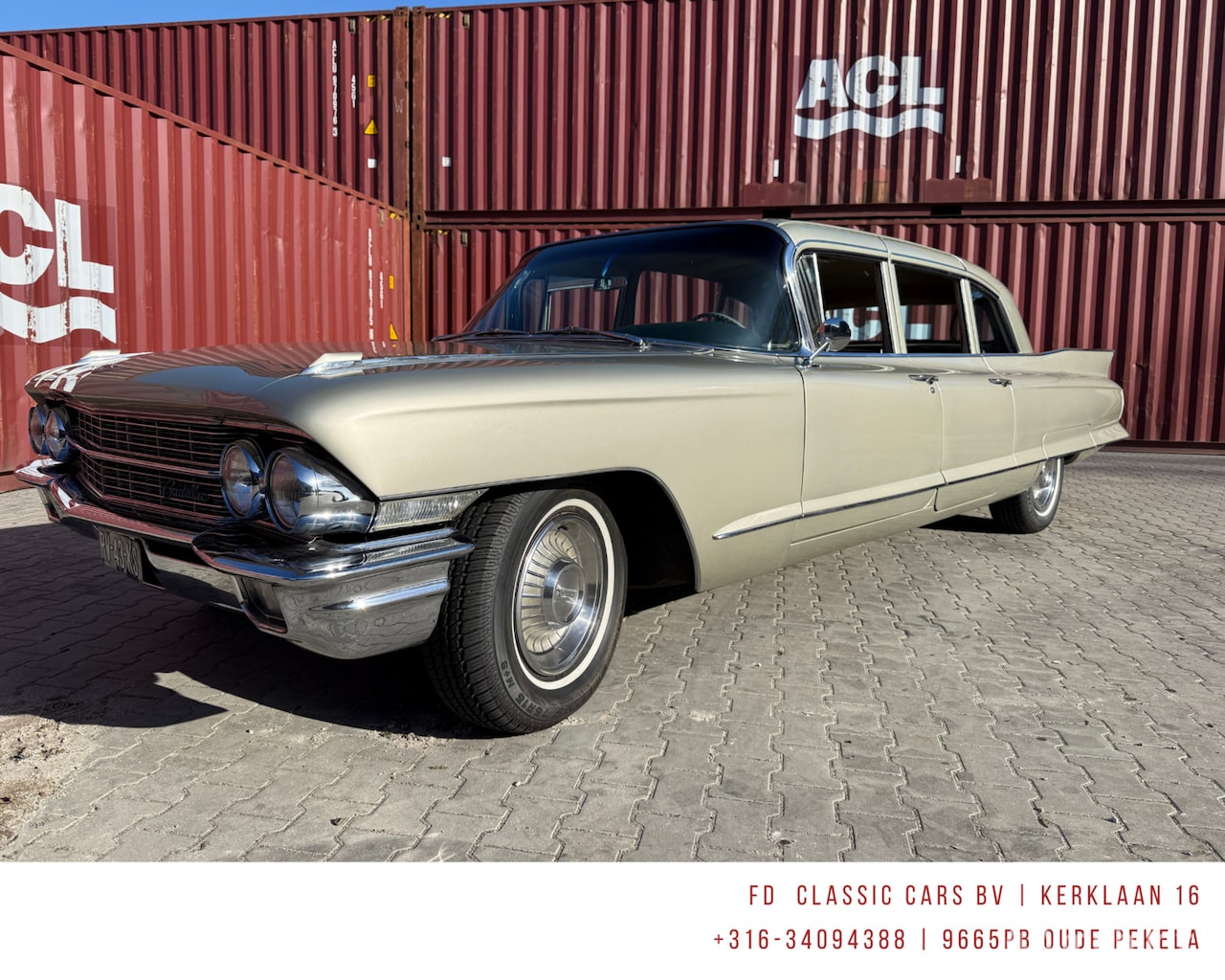 Cadillac Fleetwood Limousine - 75 1962 Oldtimer V8 - AutoWereld.nl