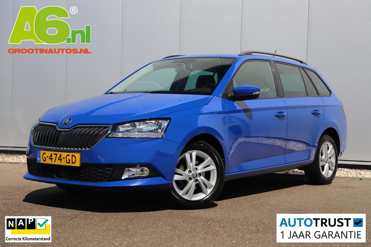 Skoda Fabia Combi - 1.0 TSI Ambition 95PK NAP Trekhaak 15 inch LMV Navigatie Carplay Android Airco Cruise Cont - AutoWereld.nl
