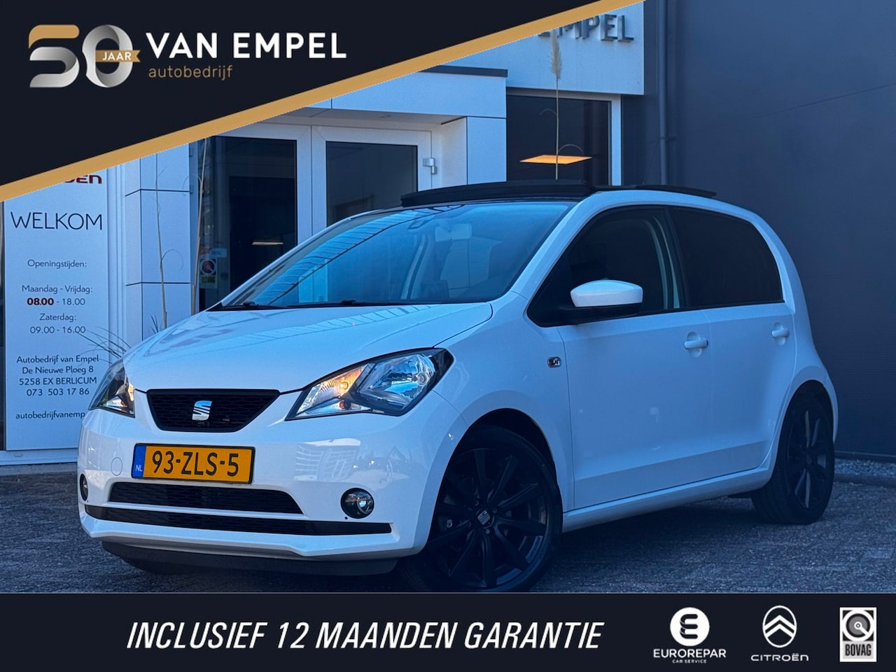 SEAT Mii - 1.0 Style Sport | Schuif-Kantel Dak | PDC | NL-Auto | Navigatie | Airco | Cruise Control - AutoWereld.nl