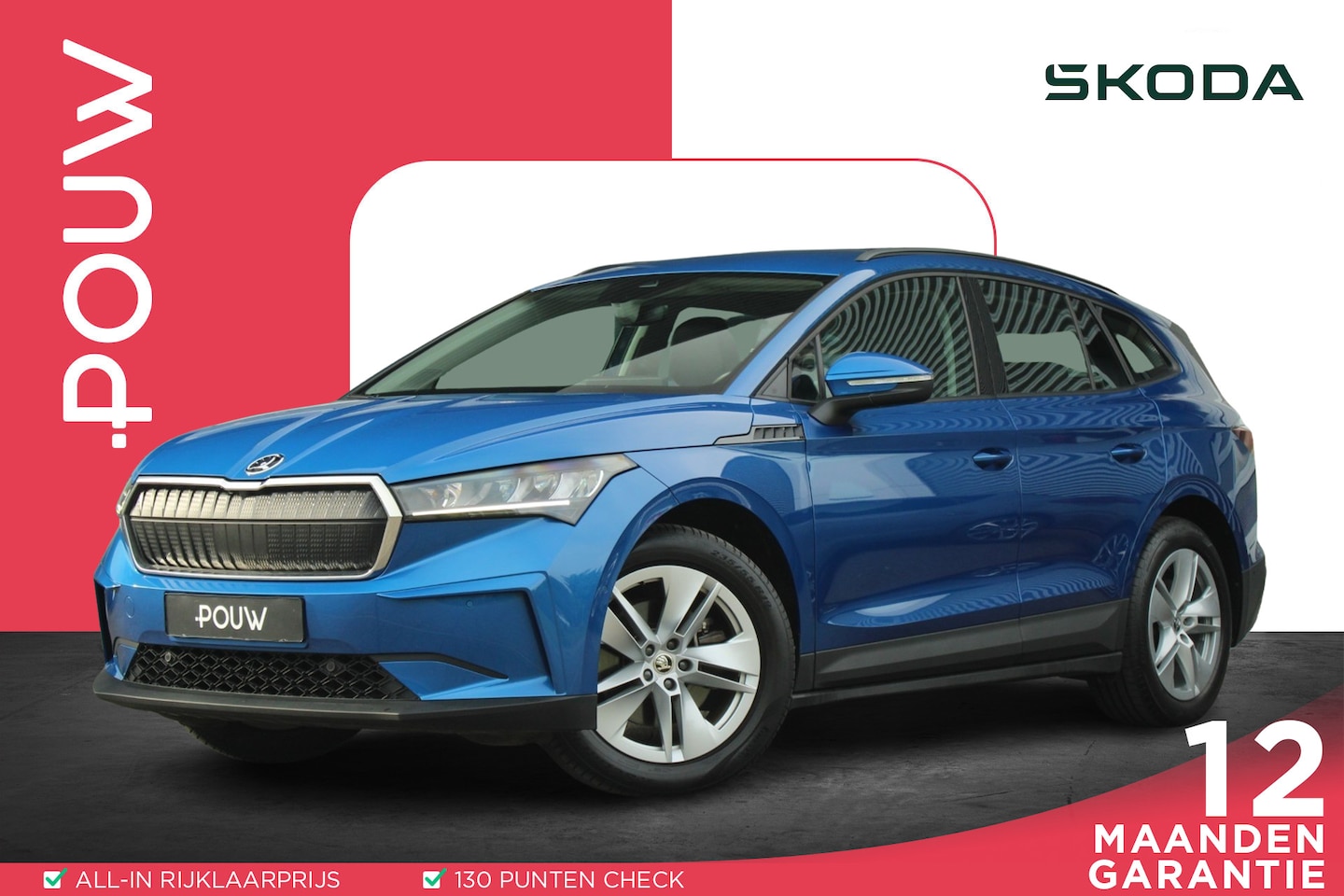 Skoda Enyaq iV - 60 180pk | SoH 95% | Trekhaak | Stoelverwarming | Navigatie | Apple CarPlay/ Android Auto - AutoWereld.nl