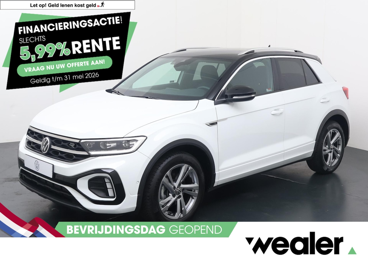 Volkswagen T-Roc - 1.5 TSI R-Line | 150 PK | Automaat | Trekhaak | Adaptive cruise control | Navigatiesysteem - AutoWereld.nl