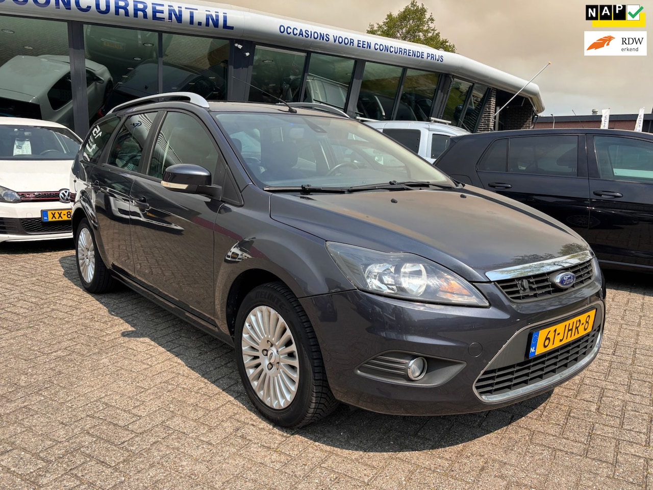 Ford Focus Wagon - 1.8 Titanium Flexi Fuel 1.8 Titanium Flexi Fuel, Carplay, Nieuwe APK, Inruil mogelijk - AutoWereld.nl