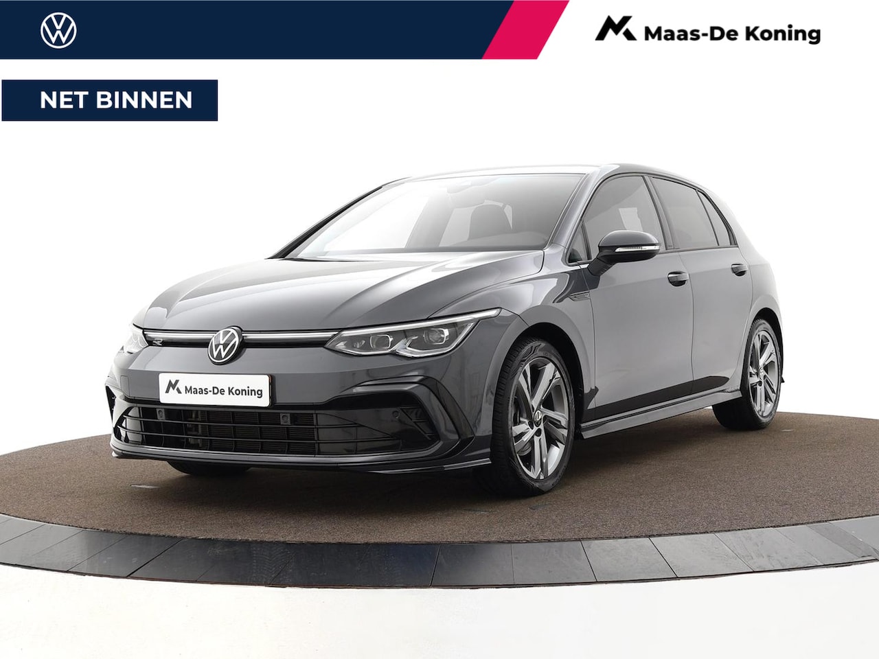 Volkswagen Golf - 1.5 eTSI 130pk DSG R-Line · Apple/Android Car Play · Navigatie · P-Sensoren · Sfeerverlich - AutoWereld.nl