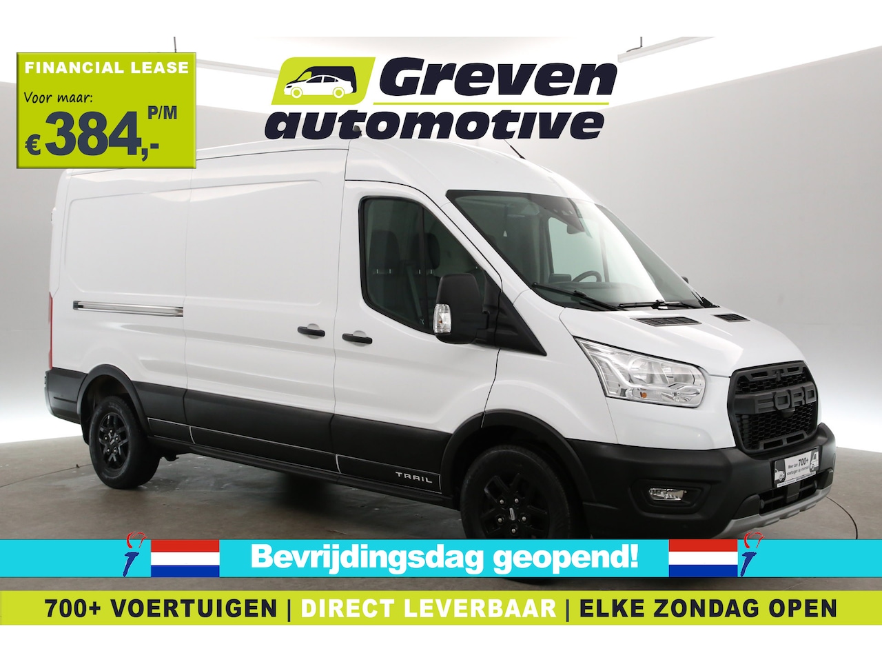 Ford Transit - 2.0 TDCI L3H2 170PK Trail | Airco | 2800kg Trekgew. | Trekhaak | Adap. Cruise | Camera | 3 - AutoWereld.nl