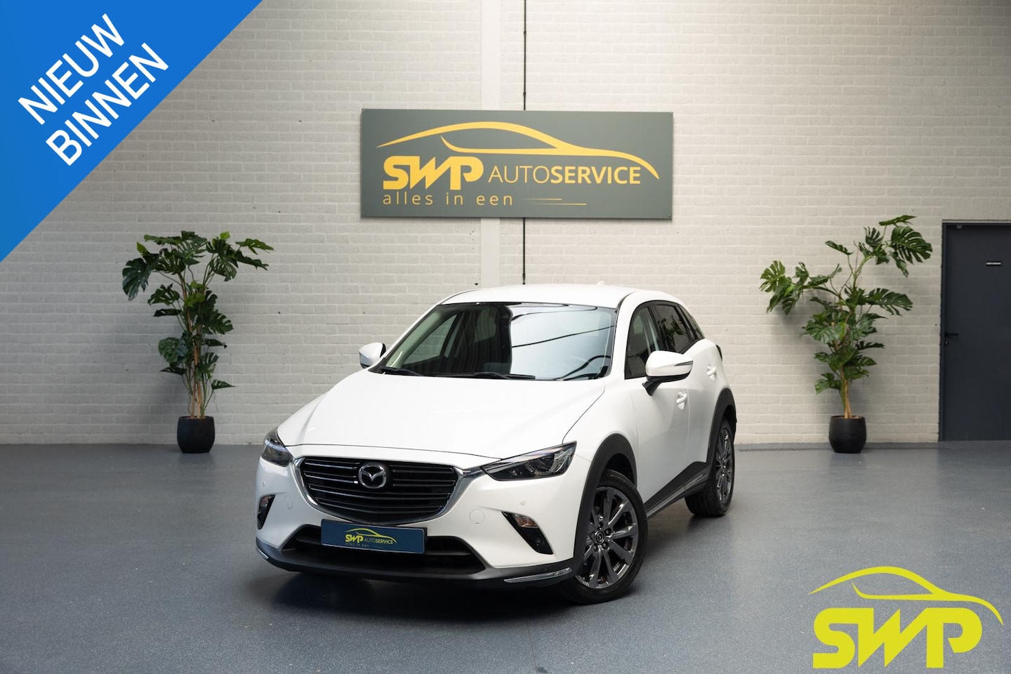 Mazda CX-3 - 2.0 SkyActiv-G 121 Signature | Full option | Wit metallic | Memory | ACC | Blind spot | Na - AutoWereld.nl