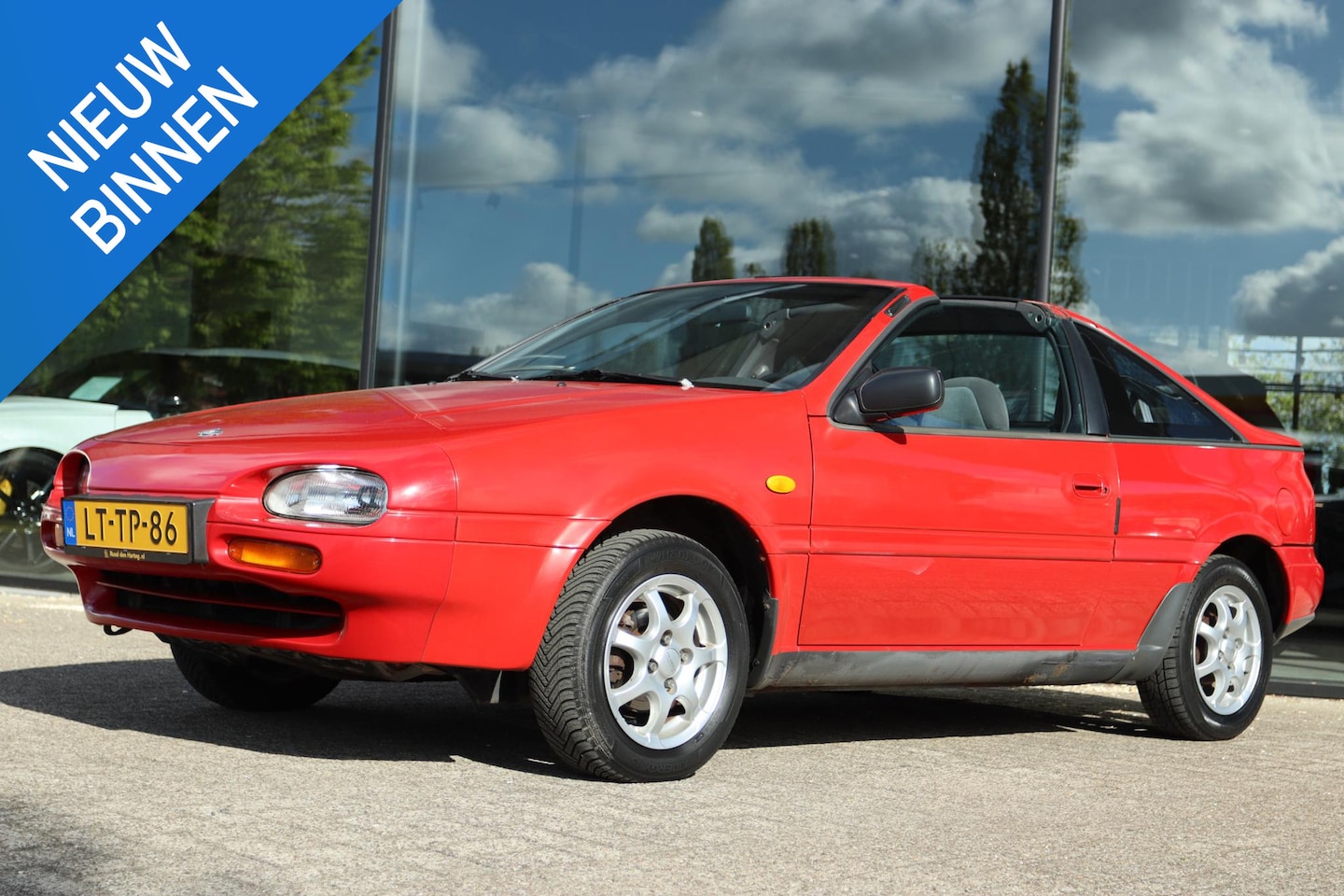 Nissan 100 NX - 1.6 SLX SPORT-I TARGA *APK 12-2027* | ORIG. NL NAP | ELEK. RAMEN | - AutoWereld.nl