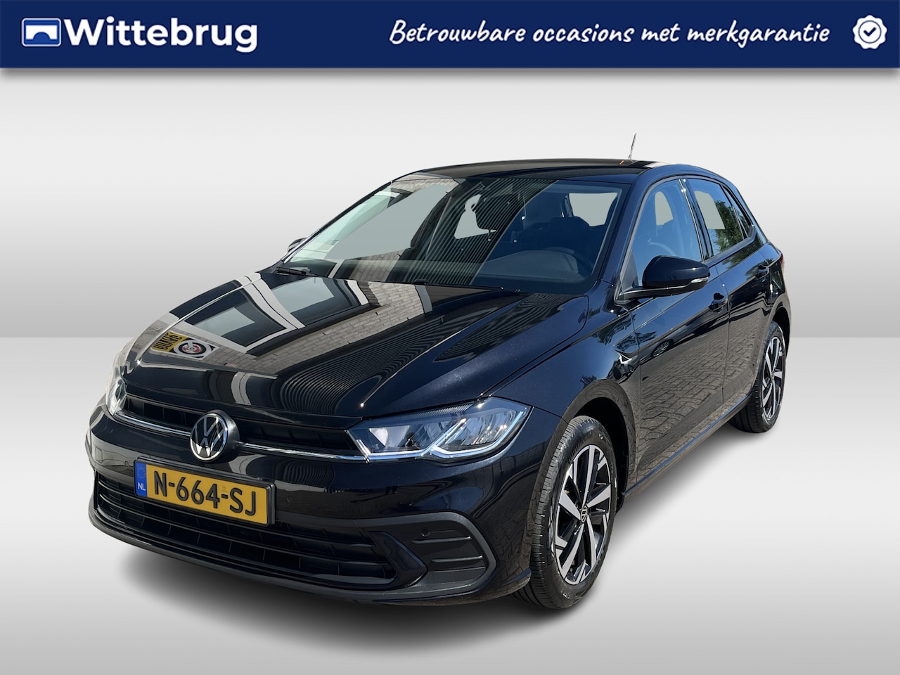 Volkswagen Polo - 1.0 TSI Life / AIRCO/ APP-CONNECT/ CRUISE/ PARK. SENSOREN V&A/ NAVI/ 16"LMV - AutoWereld.nl
