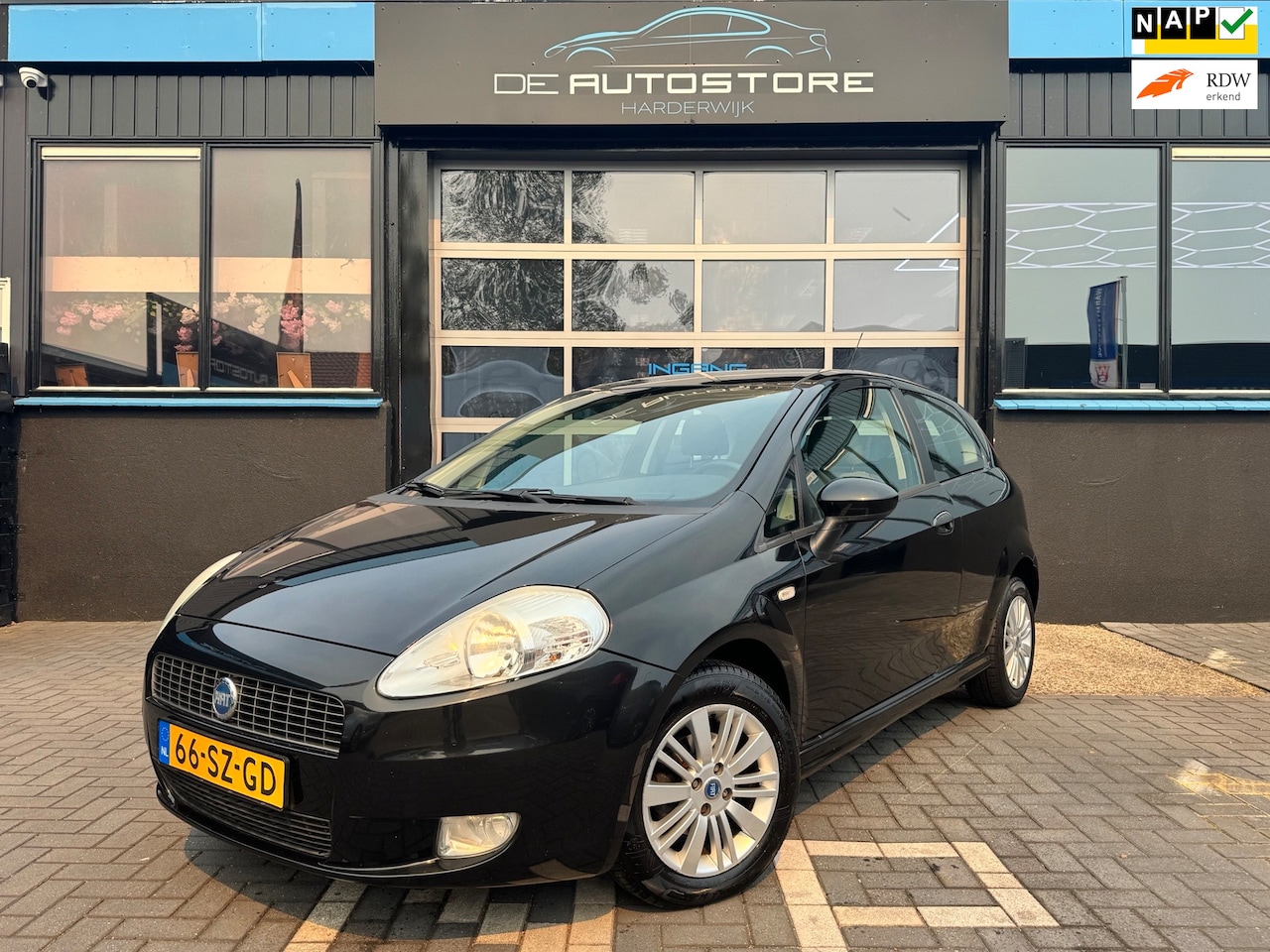 Fiat Grande Punto - 1.4 Edizione Prima Airco Zeer nette auto riem is vervangen!! - AutoWereld.nl
