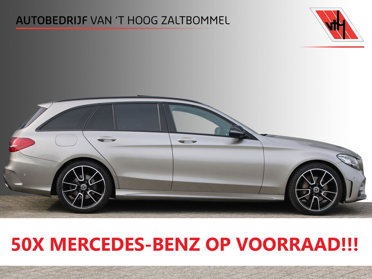 Mercedes-Benz C-klasse Estate - 160 AUT9 AMG NIGHT PAKKET PANORAMADAK 360-CAMERA 19'' NL AUTO - AutoWereld.nl