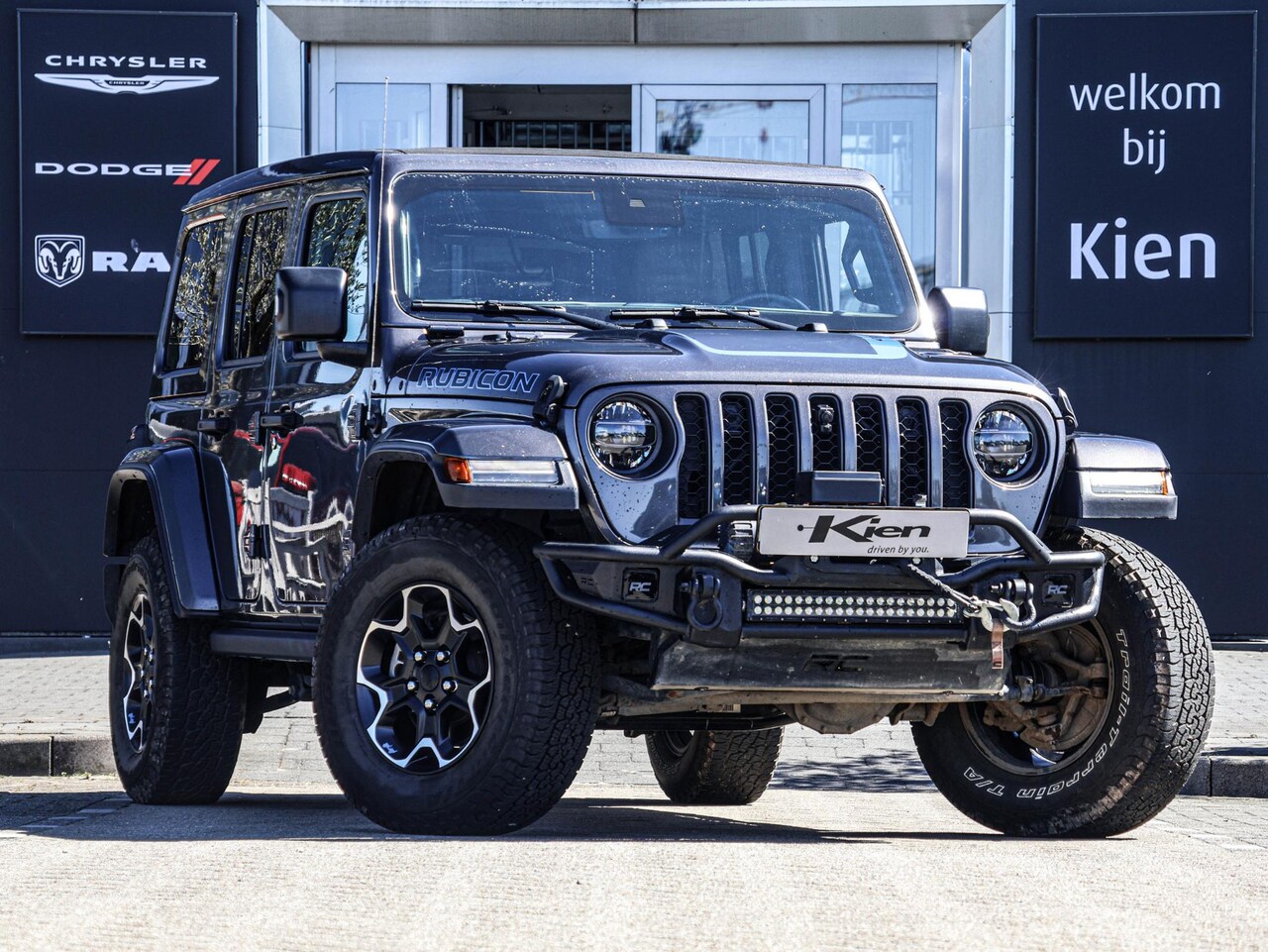 Jeep Wrangler Unlimited - 4xe 380 Rubicon | Sun roof | Elektrische Lier | Apple Carplay/Android Auto | - AutoWereld.nl