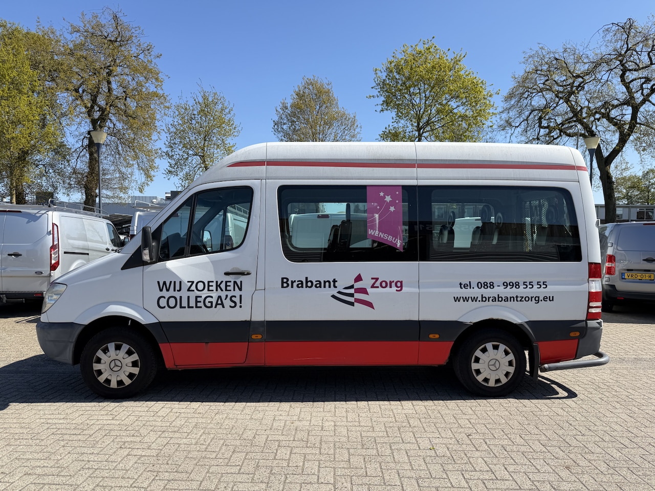 Mercedes-Benz Sprinter - 311 2.2 CDI automaat 366 HD L2H2 / te koop zo mee € 9.950 incl btw / 8 persoons / rolstoel - AutoWereld.nl