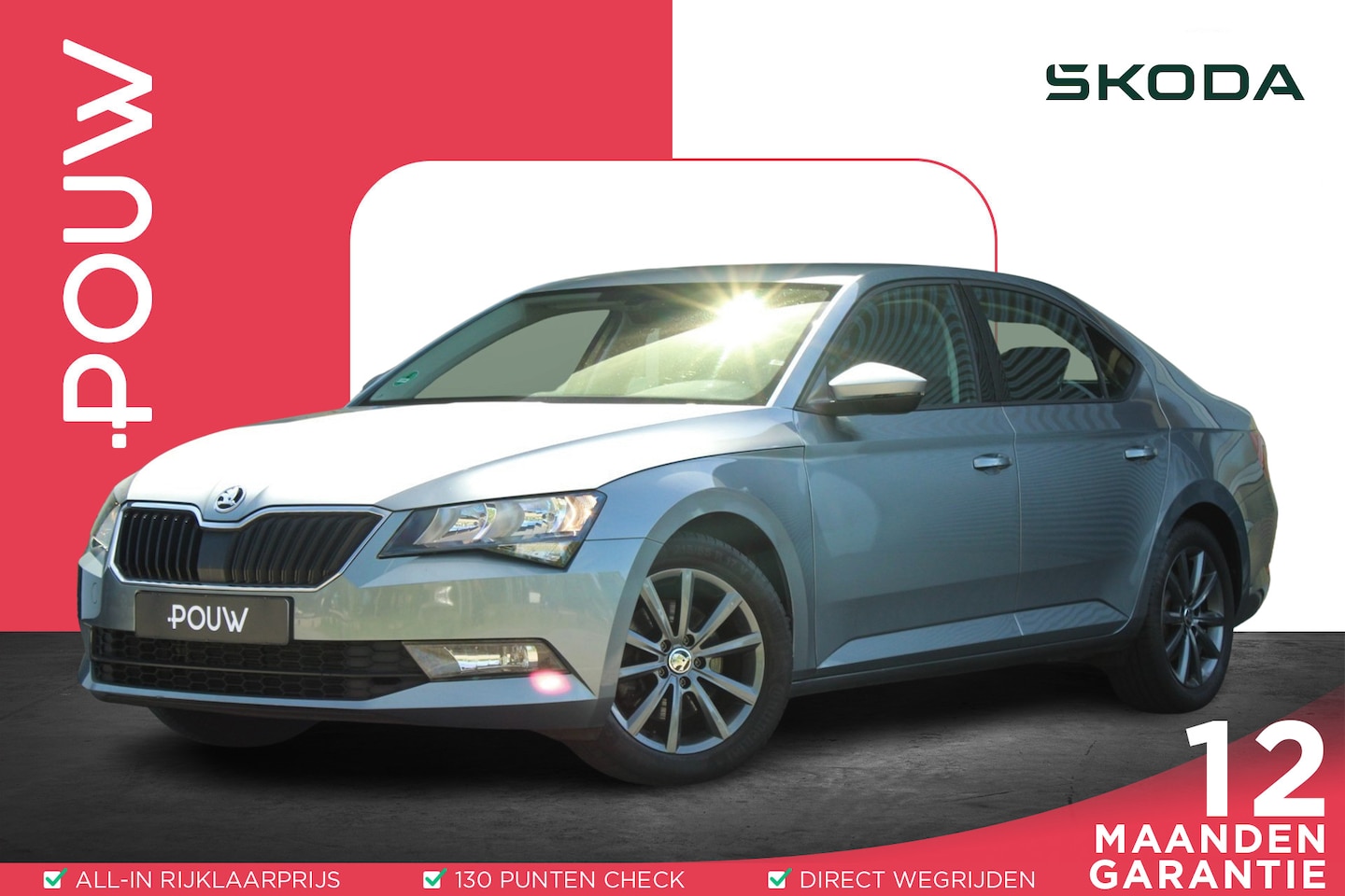 Skoda Superb - 1.5 TSI 150pk Ambition | Verwarmde Voorruit | Cruise Control | Parkeersensoren | Stoelverw - AutoWereld.nl