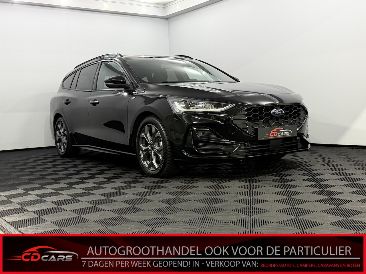 Ford Focus - 1.0 EcoBoost Hybrid ST Line Camera, Nvi, Keyless start, Cruise control, Rijstrook correcti - AutoWereld.nl