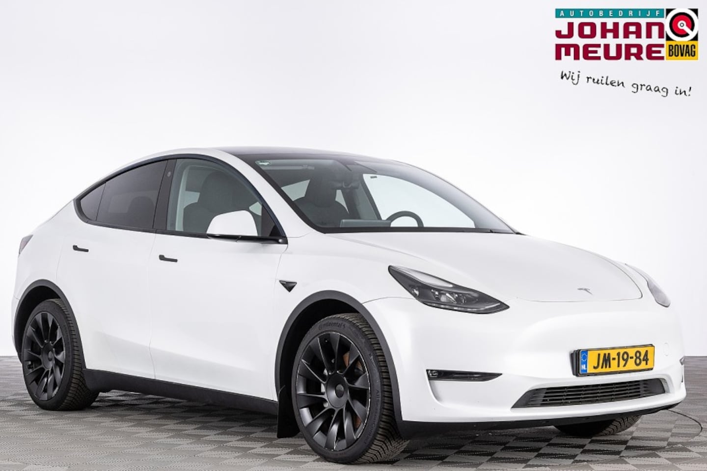 Tesla Model Y - Long Range AWD 75 kWh *SOH 93%* LEDER | PANORAMADAK . - AutoWereld.nl