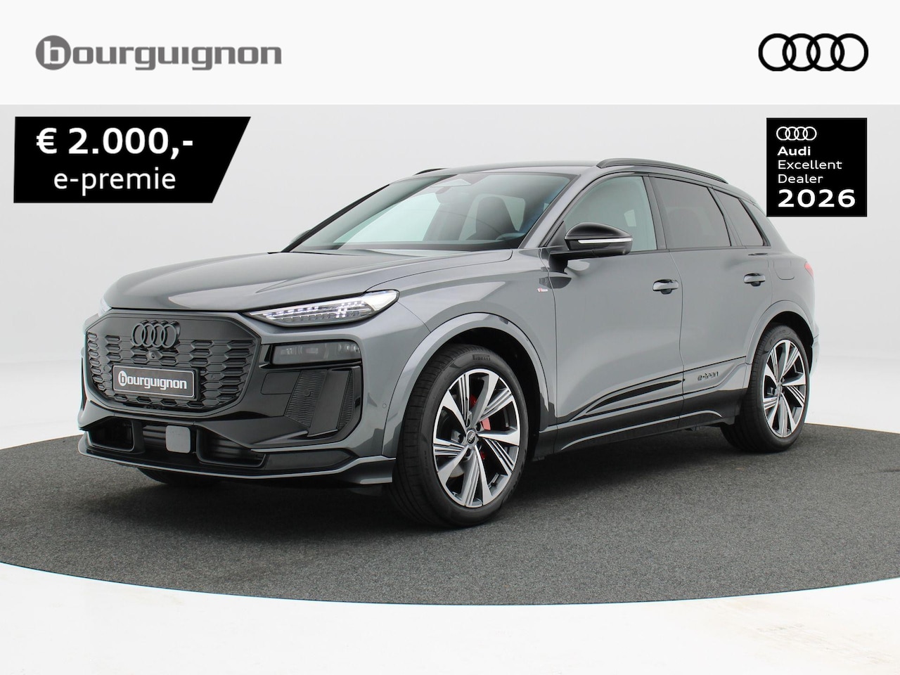 Audi Q6 e-tron - S edition 83Kwh 252 PK | Tech Pro pakket | 21 Lm velgen | Zwart optiek pakket | Privacy gl - AutoWereld.nl