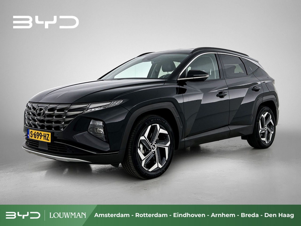 Hyundai Tucson - 1.6 T-GDI HEV Premium | Zwart Leder | Eerste eigenaar | Origineel NL | NAP | - AutoWereld.nl