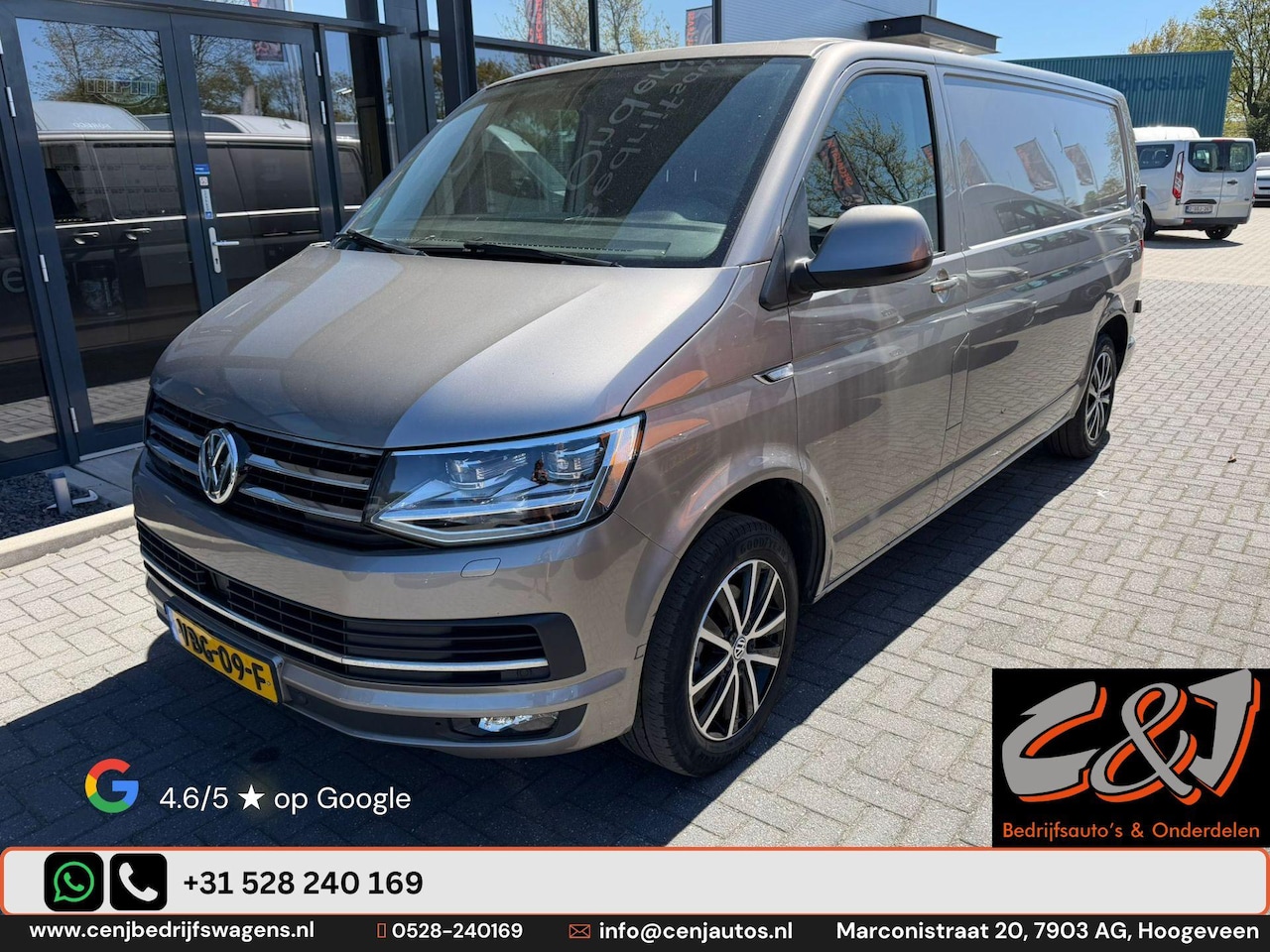 Volkswagen Transporter - 2.0 TDI L2H1 DC Comfortline Plus achterschade, airco, cruise, automaat, led, luxe, MARGE - AutoWereld.nl