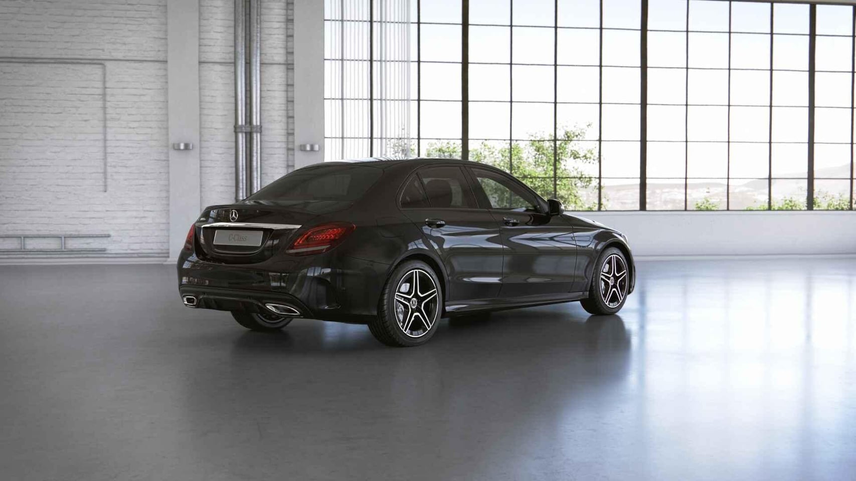 Mercedes-Benz C-klasse - 300 e Business Solution AMG Limited | Night | Panoramadak | Widescreen | Stoelverwarming | - AutoWereld.nl