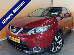 Nissan Qashqai - 1.2 Acenta lage km stand | lmv 18 inch | leer/alcantara | trekhaak | cruise control