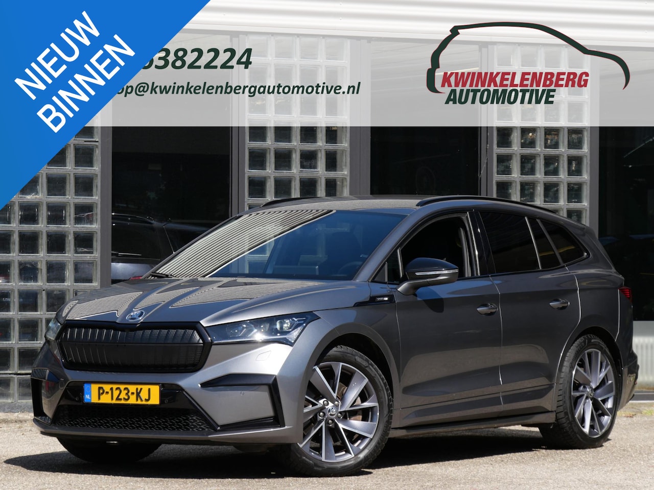 Skoda Enyaq iV - 80 SPORTLINE/ TREKHAAK/ WARMTEPOMP/ MATRIX LED/ SOH 96% - AutoWereld.nl