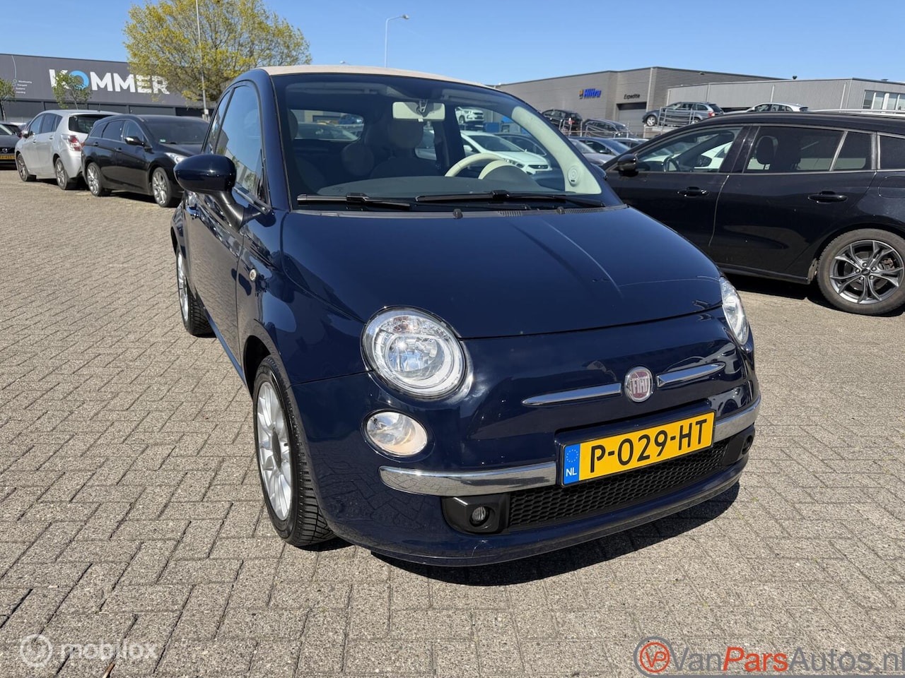 Fiat 500 C - 1.2 Lounge 1.2 Lounge,Cabrio,Airco,P.sensoren - AutoWereld.nl