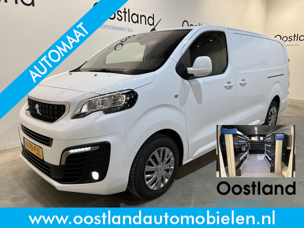 Peugeot Expert - 2.0 BlueHDI 120 Long Premium 123 PK Automaat / Servicebus / Sortimo Inrichting / Euro 6 / - AutoWereld.nl