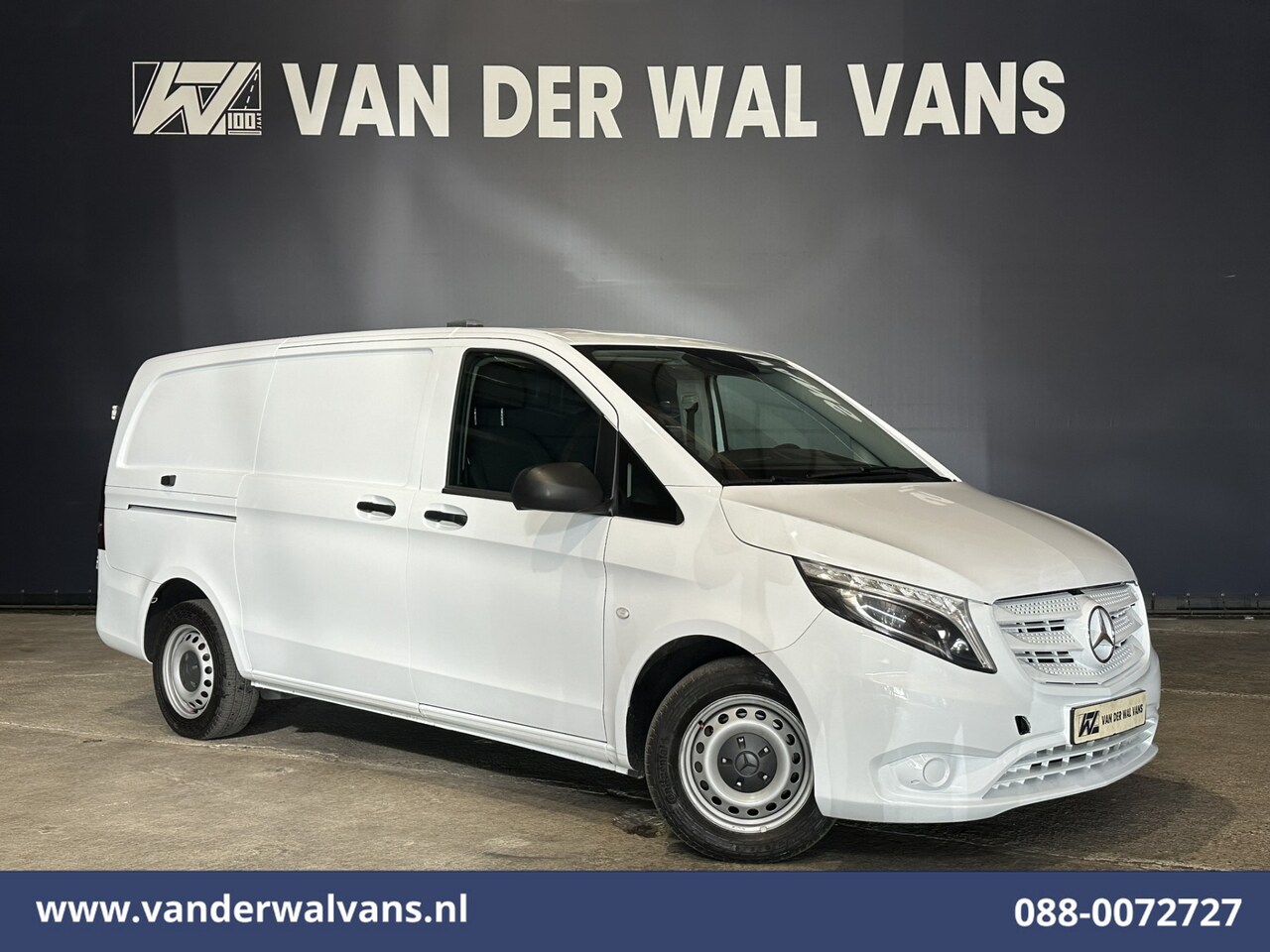 Mercedes-Benz Vito - 116 CDI 164pk L2H1 Euro6 Airco | Camera | Apple Carplay | Cruisecontrol | LED | Bumper in - AutoWereld.nl