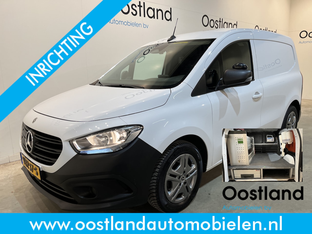 Mercedes-Benz Citan - 108 CDI L1 Pro / Euro 6 / Servicebus / Bott inrichting / 220V / Airco / CarPlay / Camera / - AutoWereld.nl