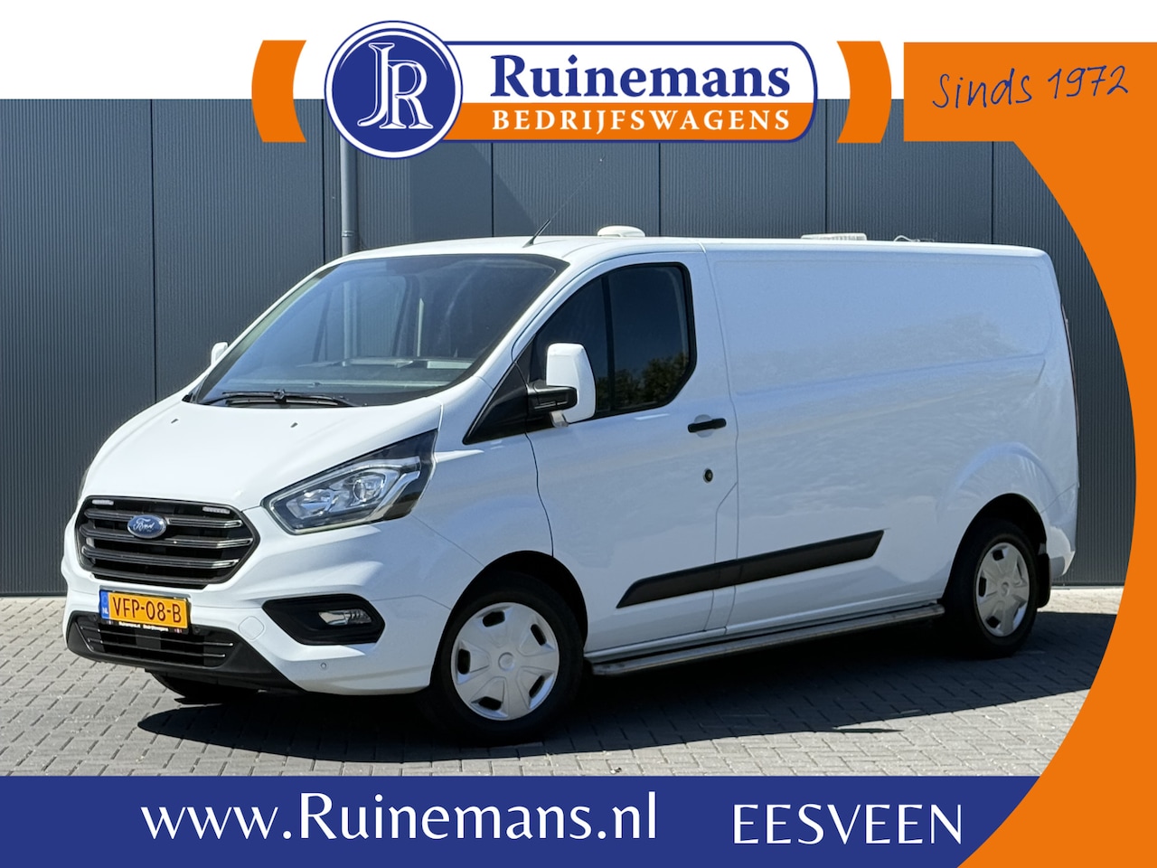 Ford Transit Custom - 2.0 TDCI 130 PK / L2H1 / TREKHAAK / AIRCO / CRUISE / STOELVERW / 2800 KG AHG - AutoWereld.nl